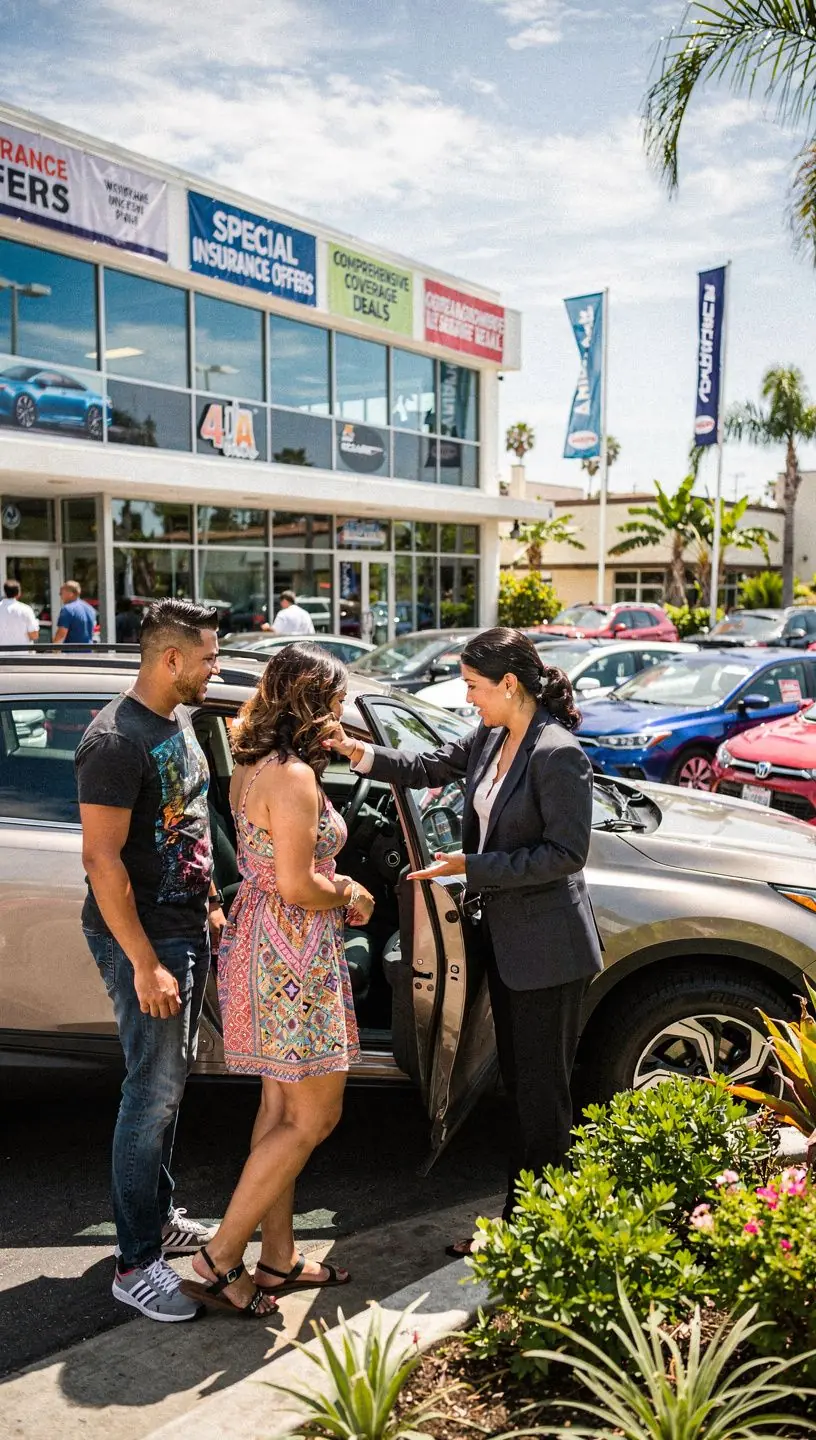 Grafika ilustrująca dokument ubezpieczeniowy z informacjami o polisie samochodowej dla właścicieli pojazdów.